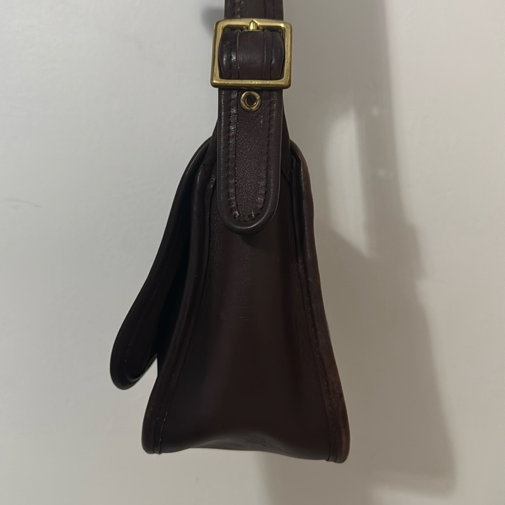 Vintage Coach Legacy Flap Crossbody Shoulderbag Mahogany 9965 - Picture 6 of 14